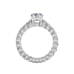 Ritani Shared-Prong Diamond Band Engagement Ring  Style: 1RZ1888