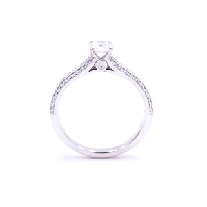 Ritani 14K White Gold Diamond Engagement Ring Style: 1RZ22488