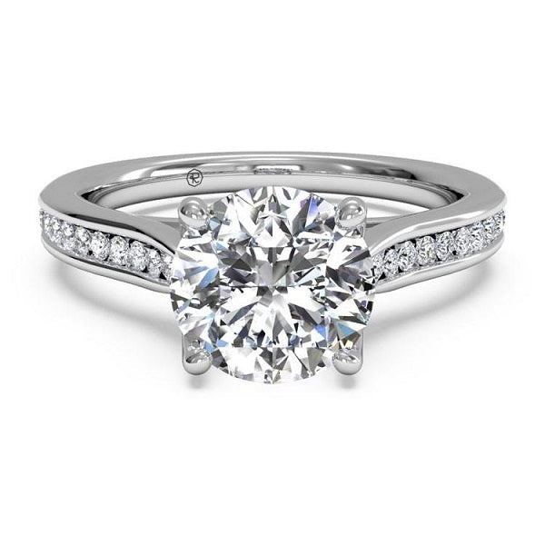 Ritani Channel-Set Diamond Engagement Ring Style: 1RZ2487