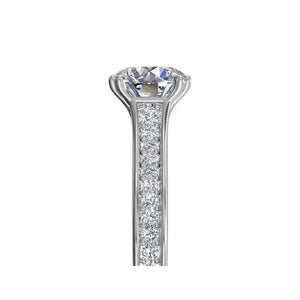 Ritani Micropave Diamond Band Engagement Ring  Style: 1RZ2493