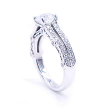 Load image into Gallery viewer, Ritani 18K White Gold Diamond Engagement Ring Style: 1RZ2808
