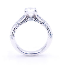 Load image into Gallery viewer, Ritani 18K White Gold Diamond Engagement Ring Style: 1RZ2808
