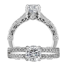 Load image into Gallery viewer, Ritani 18K White Gold Diamond Engagement Ring Style: 1RZ2808
