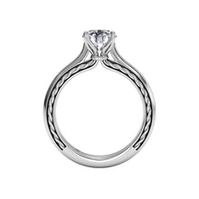 Load image into Gallery viewer, Ritani Solitaire Diamond Braided Engagement Ring  Style: 1RZ2828
