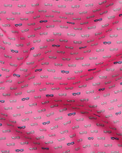 Load image into Gallery viewer, Glasses Print Pocket Square - Bright Pink
