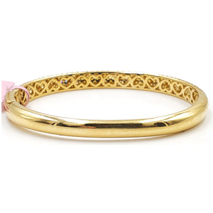 Sandra Biachi 18K Yellow Gold with Natural Color Diamond Bracelet. Style: SEG16305Y-1