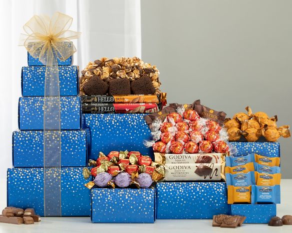 Deluxe Godiva, Ghirardelli & Lindt Chocolate Tower