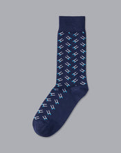 Load image into Gallery viewer, England Rugby Post Socks - French Blue
