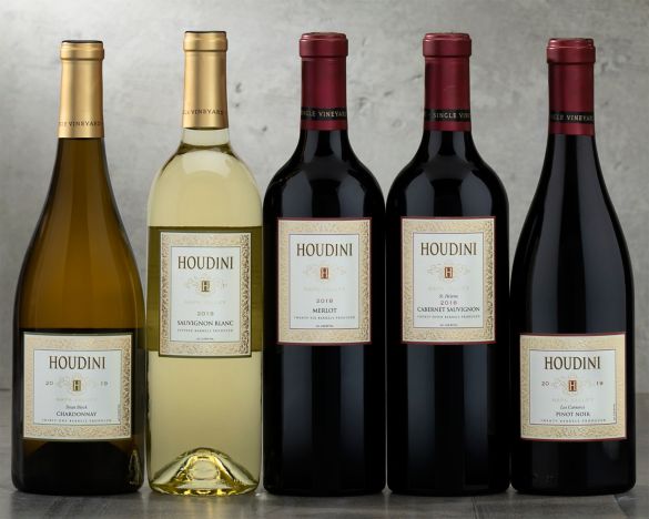 Houdini Napa Valley Red and White Wine Collection