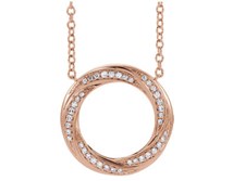 Diamond Circle Necklace