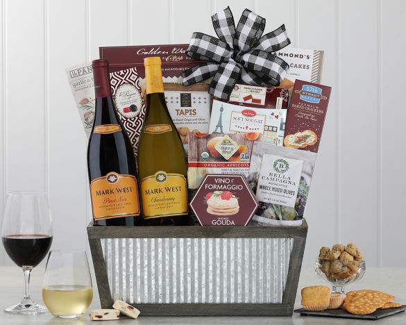 Mark West California Duet Wine Basket