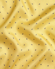 Load image into Gallery viewer, Bees and Honey Print Pocket Square - Lemon

