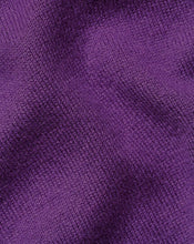 Load image into Gallery viewer, Cashmere Zip Neck Sweater - Purple
