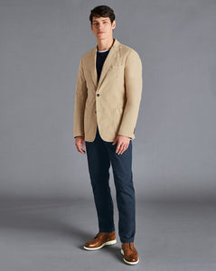 Cotton Stretch Jacket - Limestone