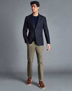 Italian Linen Jacket - Navy