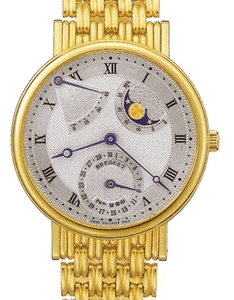 Breguet 3130BA/11/AA0 Classique Power Reserve Yellow Gold Silver