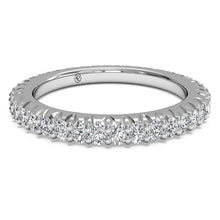 Load image into Gallery viewer, Ritani 18K White Gold Open Micropave Diamond Eternity Wedding Band  Style: 33705ARWG
