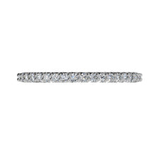 Load image into Gallery viewer, Ritani 18K White Gold Open Micropave Diamond Eternity Wedding Band  Style: 33705ARWG
