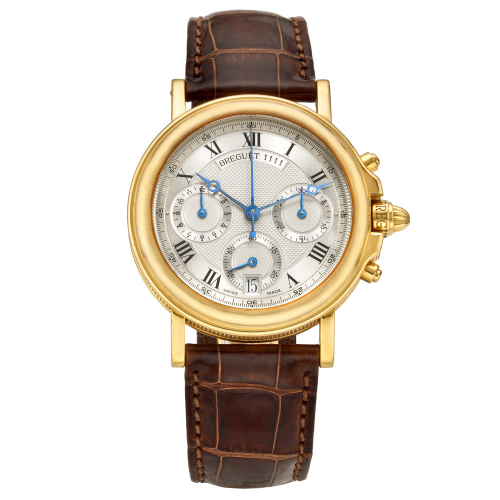 Breguet Men`s 3460BA/12/996 Marine Chronograph Yellow Gold Watch