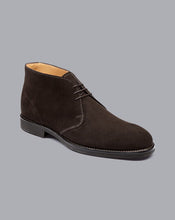 Load image into Gallery viewer, Suede Chukka Boots - Dark Chocolate
