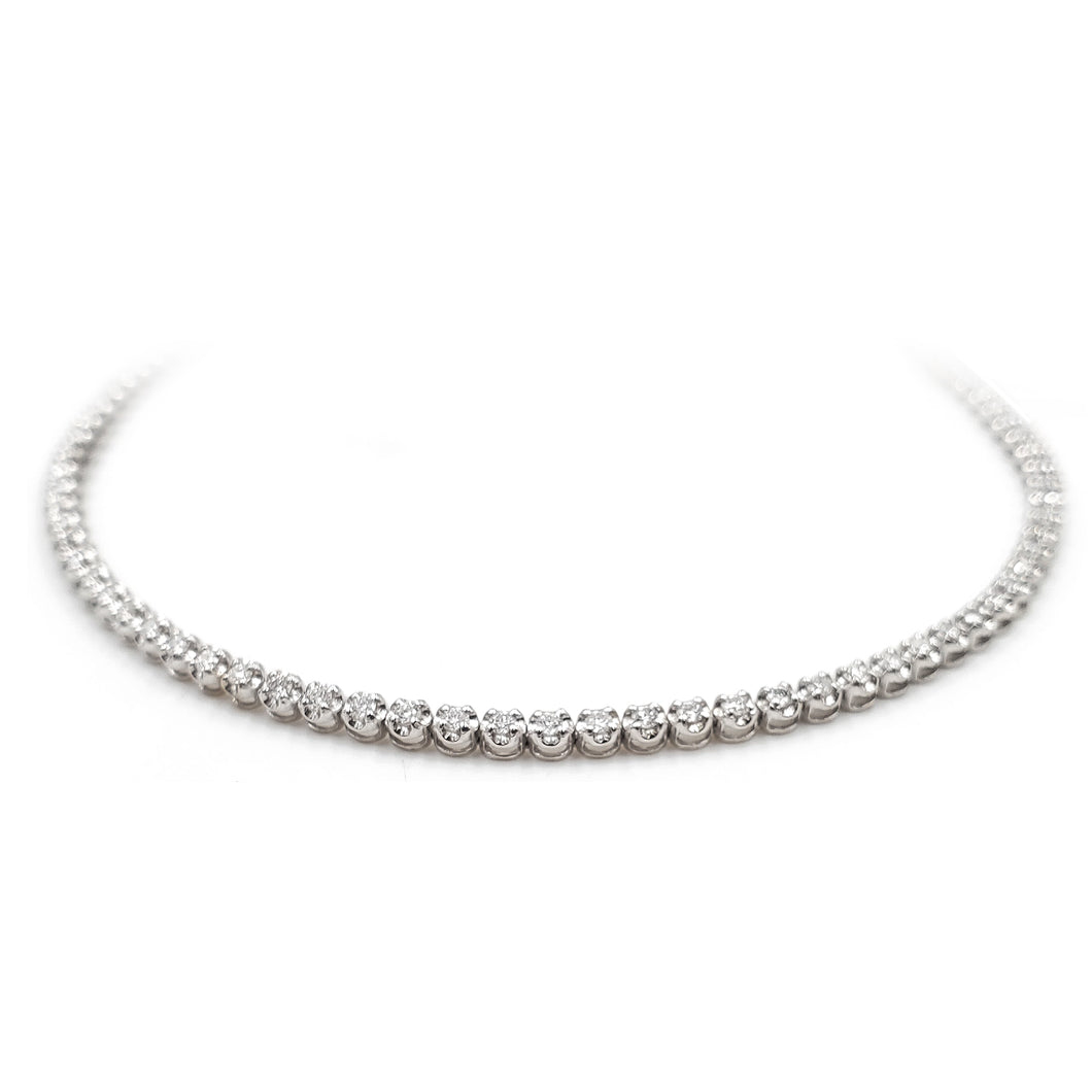 Sandra Biachi 14K White Gold Bracelet. Style: ST1642