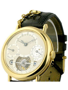 Breguet Men`s 3750BA Tourbillon Retrograde Yellow Gold Watch