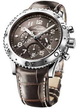 Breguet Men`s 3810ST/92/9ZU Transatlantique Type XXI Flyback