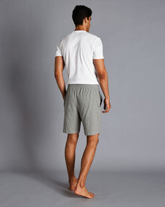 Cotton Jersey Shorts - Silver Grey