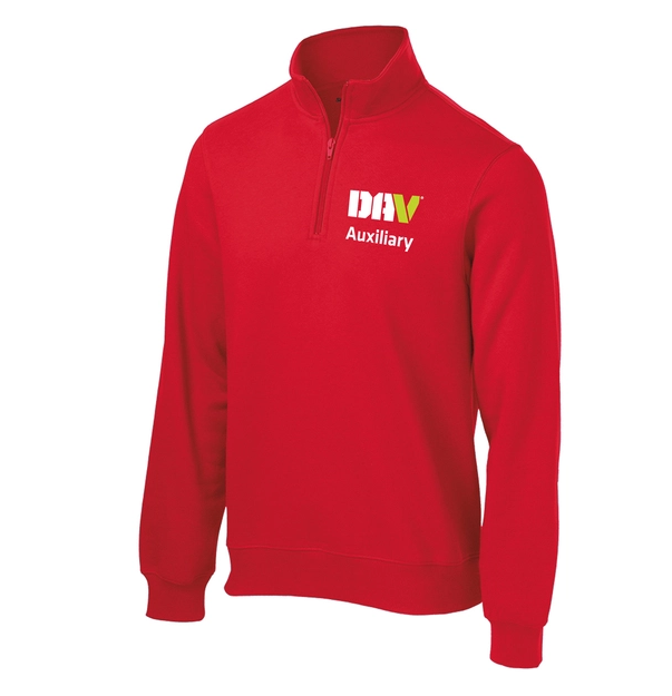 Unisex Value Fleece 1/4 Zip / Red