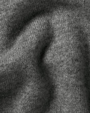 Load image into Gallery viewer, Cashmere Zip Neck Sweater - Grey
