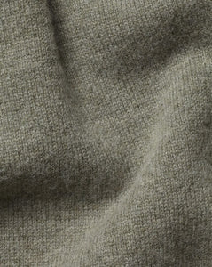 Merino Cashmere Crew Neck Sweater - Sage Green