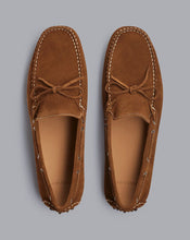 Load image into Gallery viewer, Suede Driving Loafers - Brown
