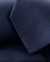 Load image into Gallery viewer, Stain Resistant Silk Tie - Navy
