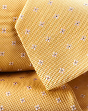 Load image into Gallery viewer, Floral Silk Tie - Lemon
