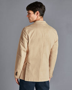 Cotton Stretch Jacket - Limestone