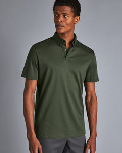 Smart Jersey Polo - Olive