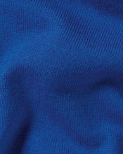 Load image into Gallery viewer, Merino Zip Neck Sweater - Ocean Blue

