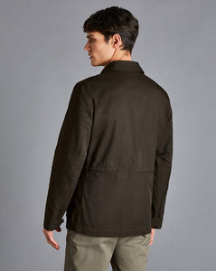 Showerproof Field Jacket - Chocolate Brown