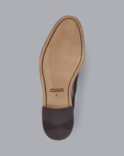 Load image into Gallery viewer, Leather Tassel Loafers - Dark Chocolate
