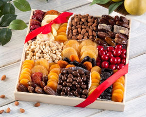 Deluxe Dried Fruit, Nuts and Sweets Tray