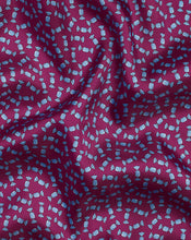 Load image into Gallery viewer, Sweet Print Pocket Square - Dark Pink
