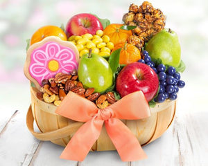 Deluxe Fruit & Sweets Gift Basket