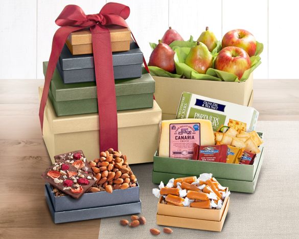 Fruit, Cheese and More Gift Tower