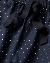 Load image into Gallery viewer, Printed Dot Pajama Bottoms - Navy
