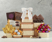 Load image into Gallery viewer, Godiva Milk, Dark and White Chocolate Tower
