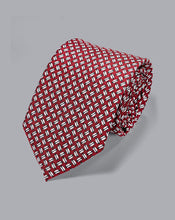 Load image into Gallery viewer, England Rugby Rugby Ball Tie - Burgundy
