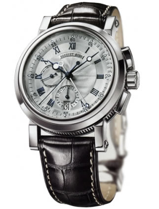 Breguet Men`s 5827BB129Z8 Marine II Chrono White Gold Watch