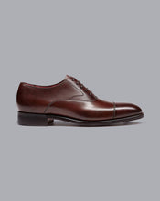 Load image into Gallery viewer, Made In England Oxford Flex Sole Shoes - Mahogany

