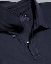 Load image into Gallery viewer, Smart Long Sleeve Jersey Polo - Navy
