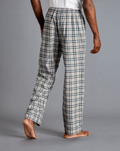 Load image into Gallery viewer, Check Pajama Bottoms - Grey &amp; Navy
